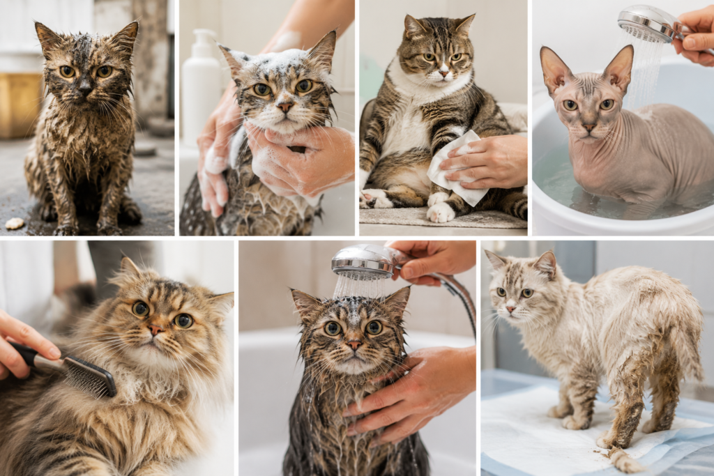 cats need bath