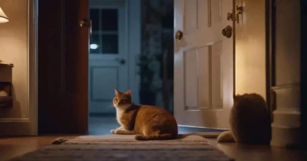 cat meow at night
